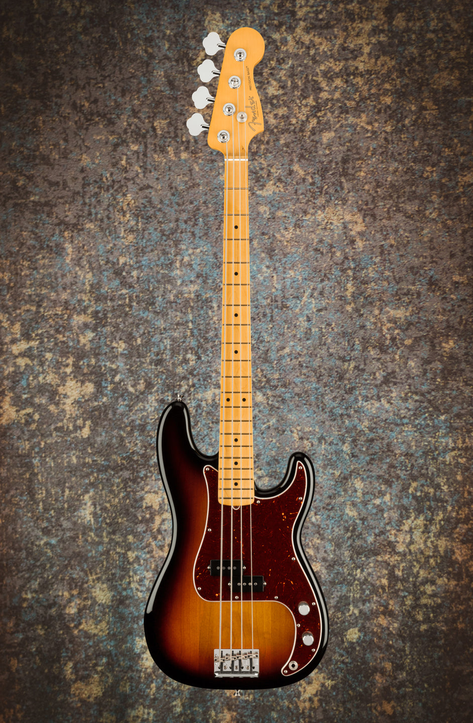 Fender American Professional II Precision Bass, Maple Neck, 3-Colour Sunburst