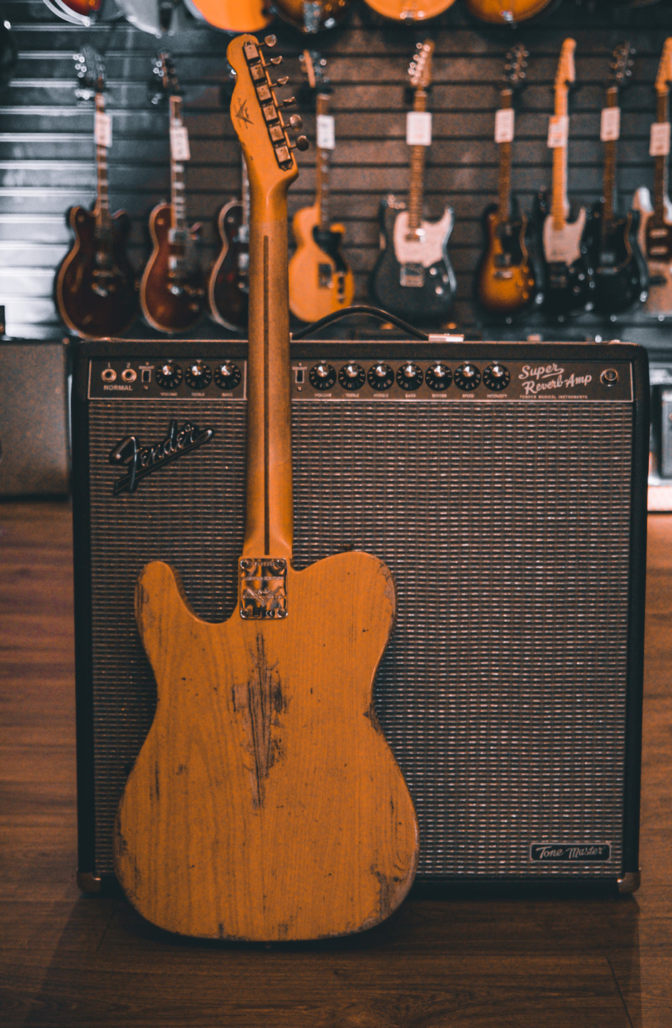 Fender Custom Shop Limited Edition CuNiFe Blackguard Telecaster Heavy Relic Aged Butterscotch Blonde