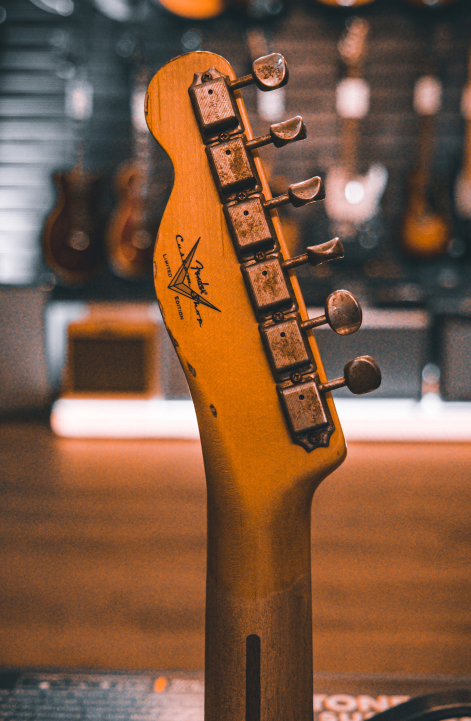 Fender Custom Shop Limited Edition CuNiFe Blackguard Telecaster Heavy Relic Aged Butterscotch Blonde