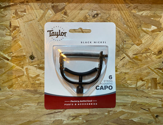 Taylor 6 String Acoustic Capo Black Nickel