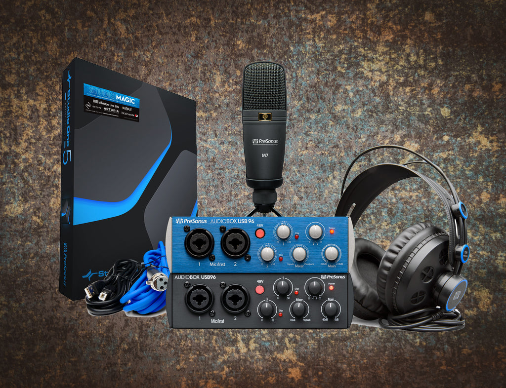 PreSonus – AudioBox 96 25 aniversario. Set de grabación copleto en PreSonus – AudioBox 96 25 aniversario. Set de grabación copleto en