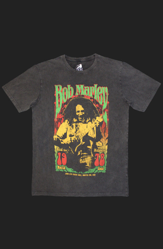 Bob Marley '78 Stone Wash Unisex T-Shirt