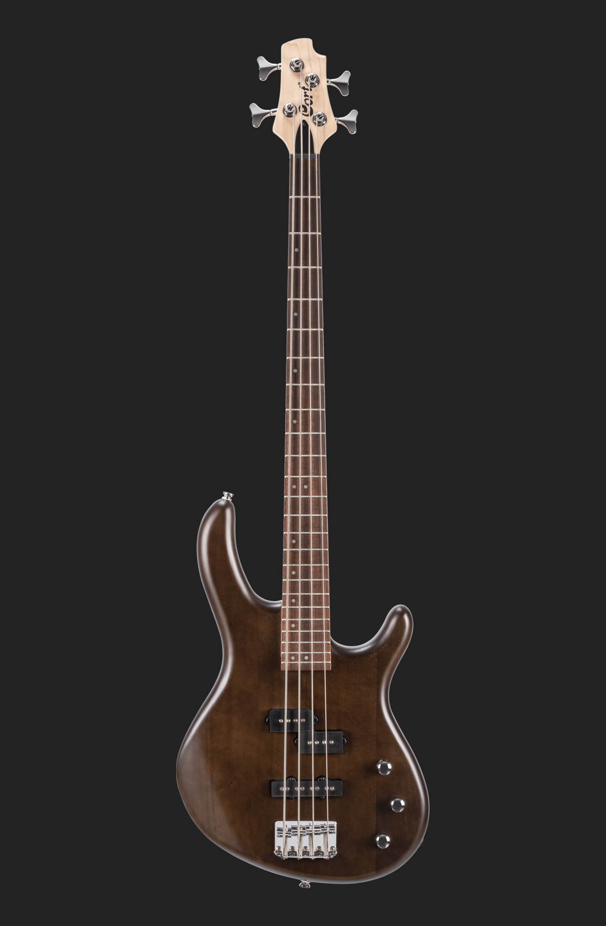 Cort Action PJ Bass - Open Pore Walnut