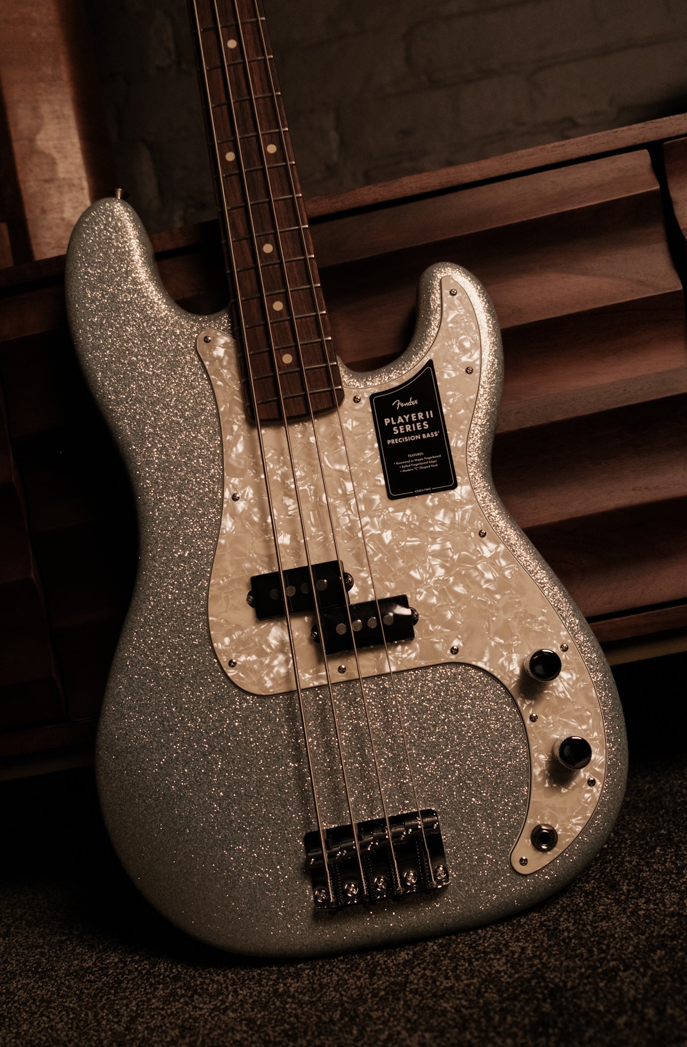 Fender 75th Anniversary Player II Precision Bass, Diamond Dust Sparkle