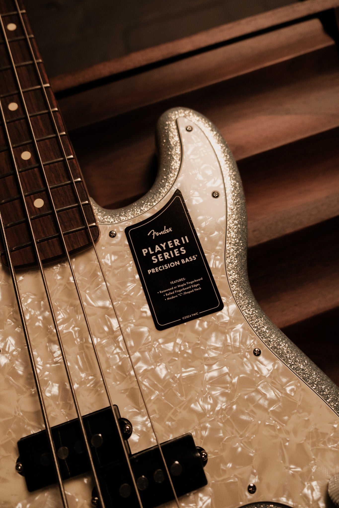 Fender 75th Anniversary Player II Precision Bass, Diamond Dust Sparkle