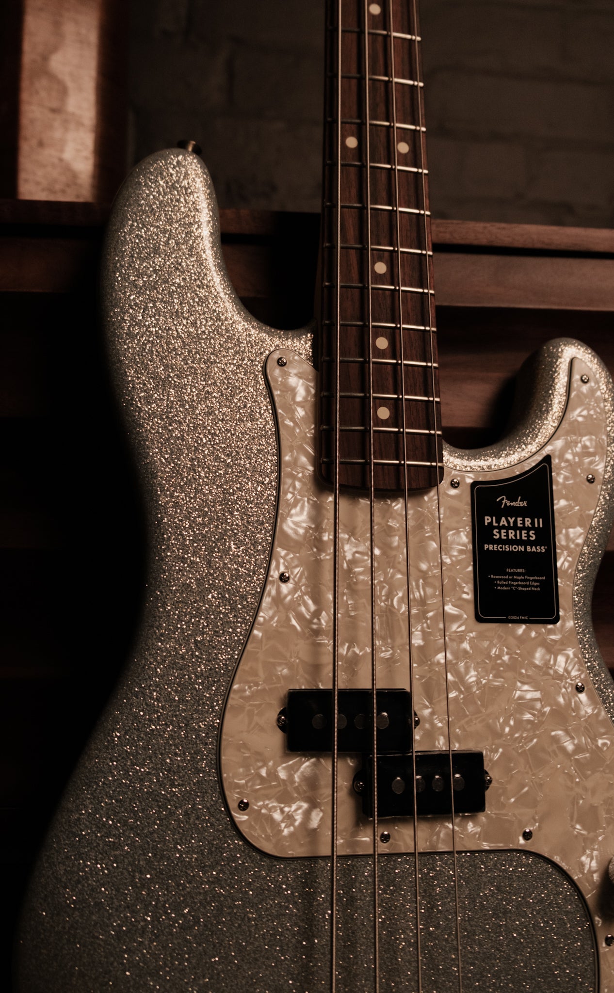 Fender 75th Anniversary Player II Precision Bass, Diamond Dust Sparkle