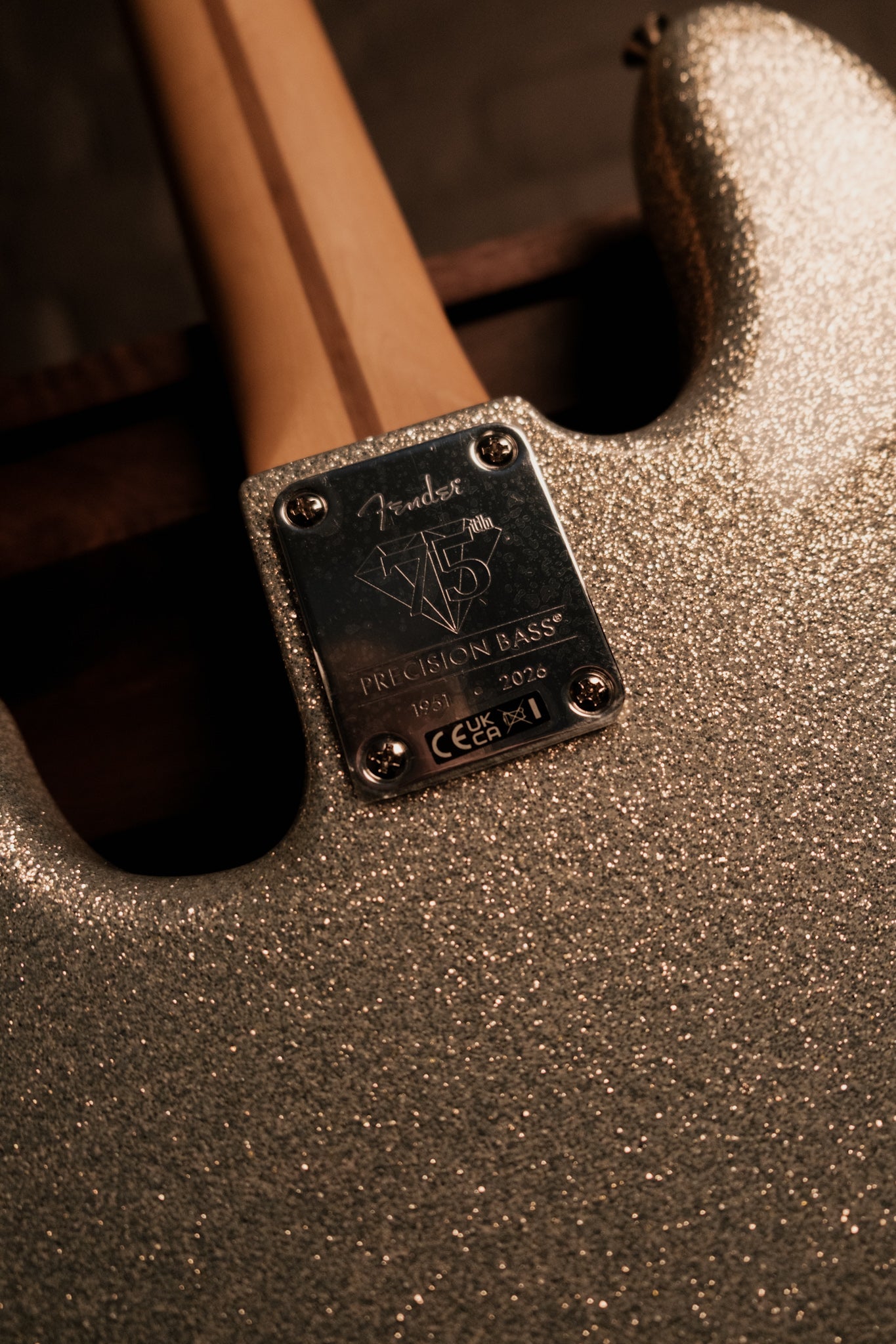 Fender 75th Anniversary Player II Precision Bass, Diamond Dust Sparkle