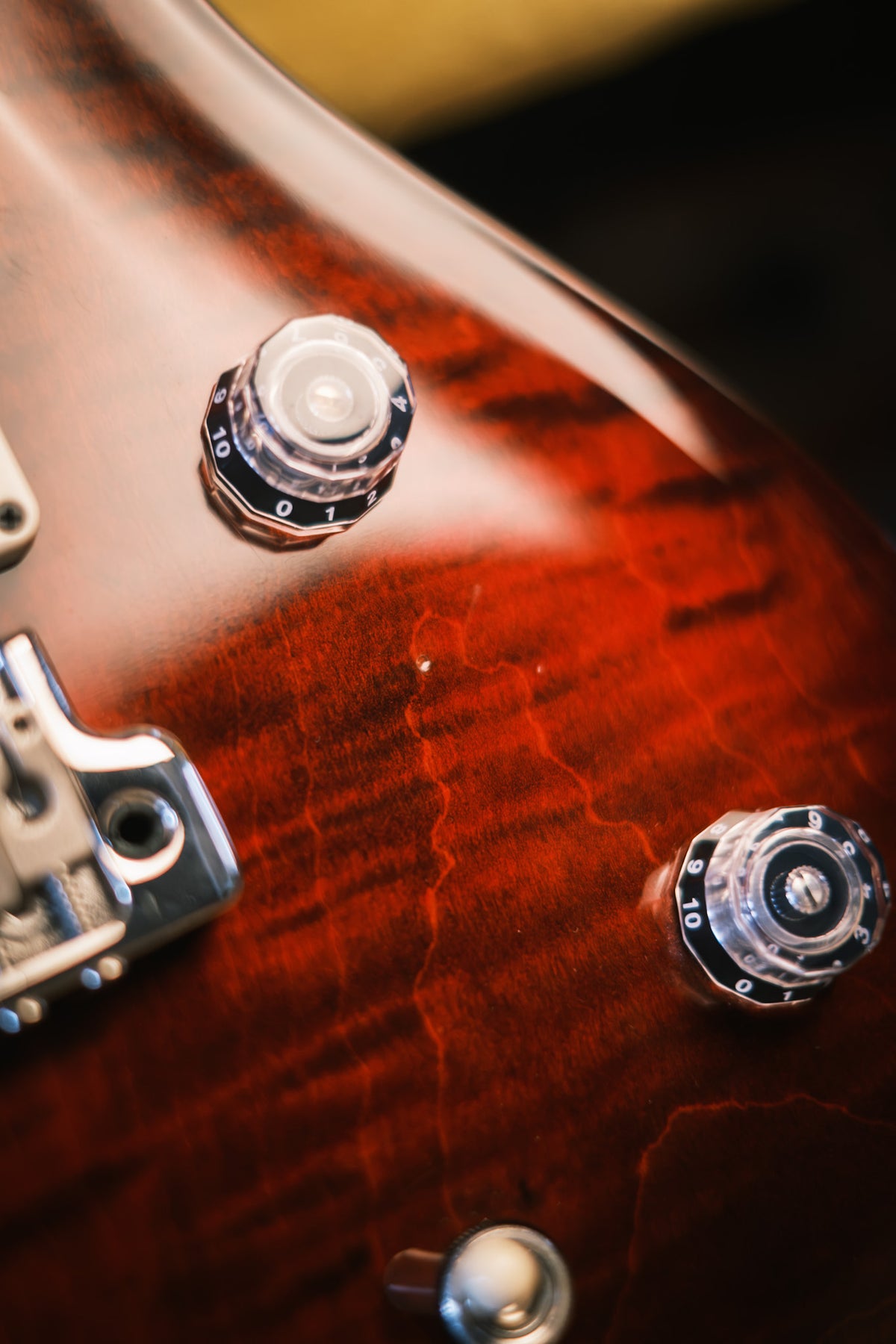 PRE LOVED PRS CE24 Semi Hollow Fire Red Burst #0328045