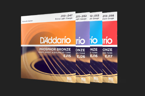 D'Addario Phosphor Bronze Acoustic Guitar Strings