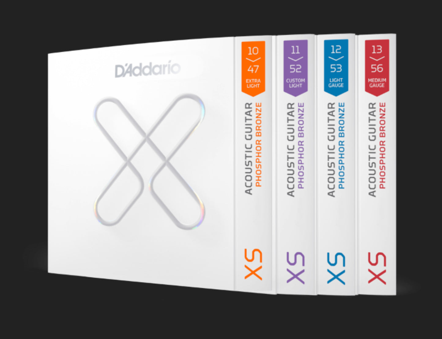 D'Addario XS Phosphor Bronze Coated Acoustic Guitar Strings
