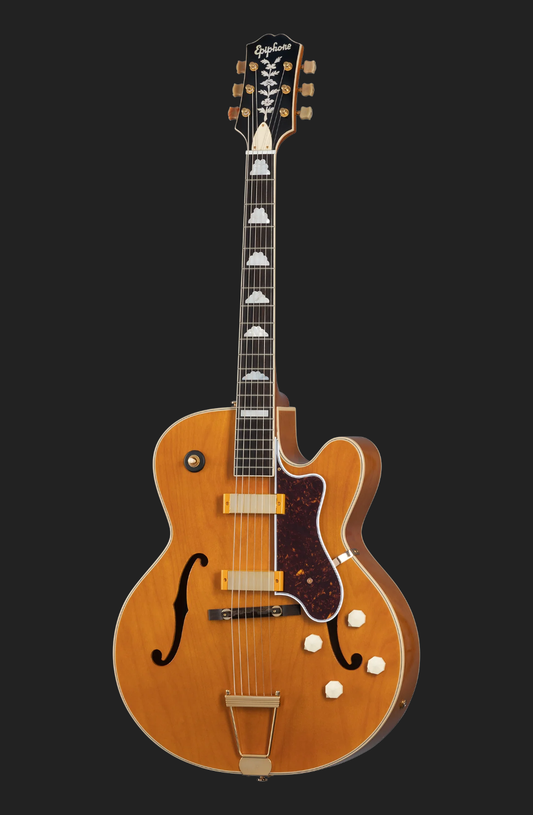 Epiphone 150th Anniversary Zephyr Deluxe Regent, Aged Antique Natural