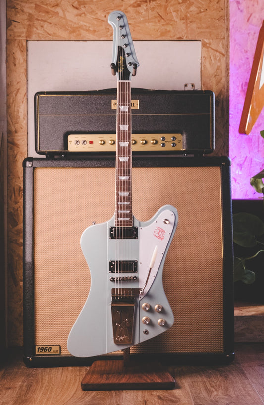 Epiphone 'Inspired By Gibson Custom' 1963 Firebird V Frost Blue