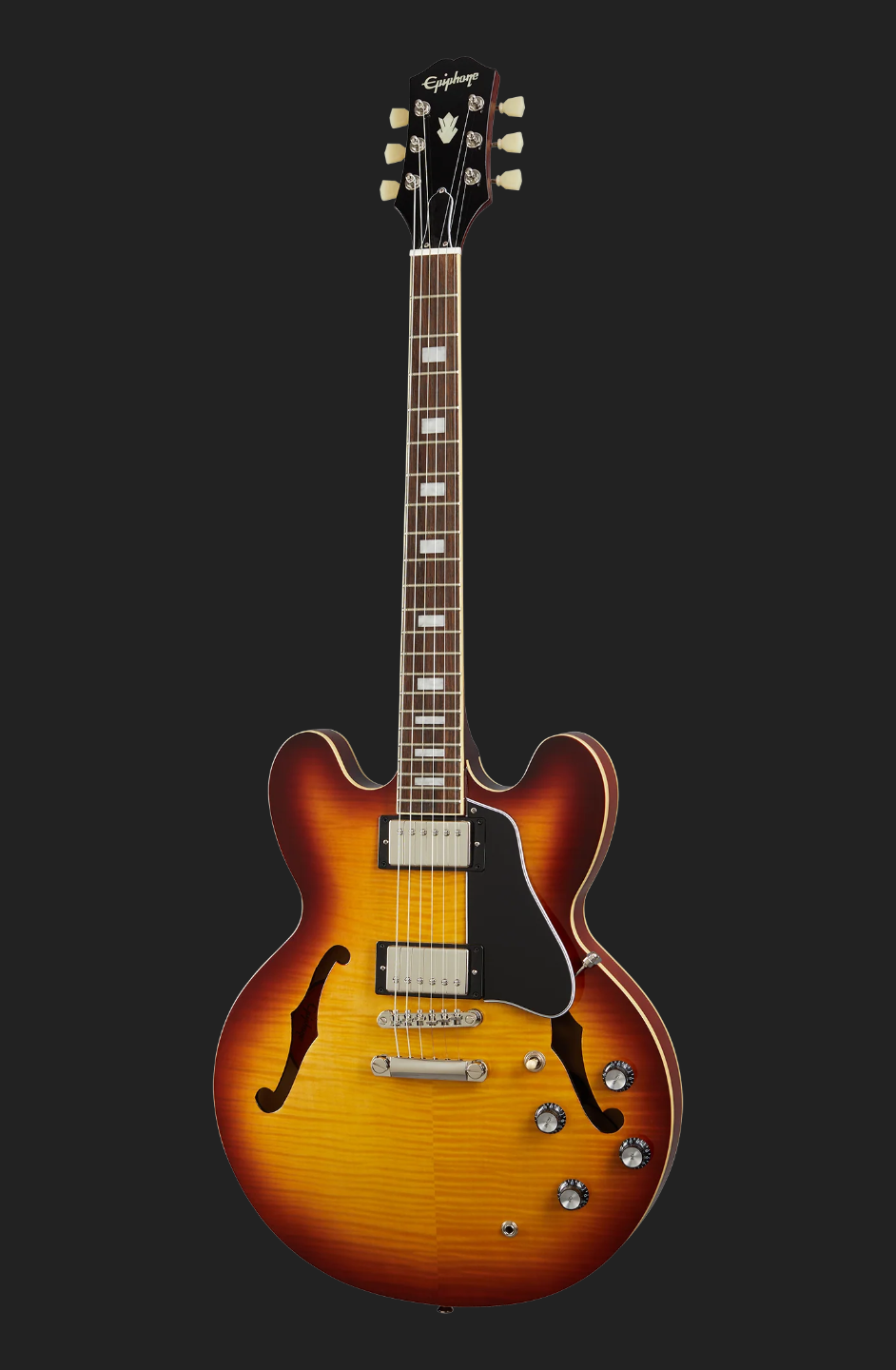 Epiphone ES 335 Figured, Raspberry Tea Burst