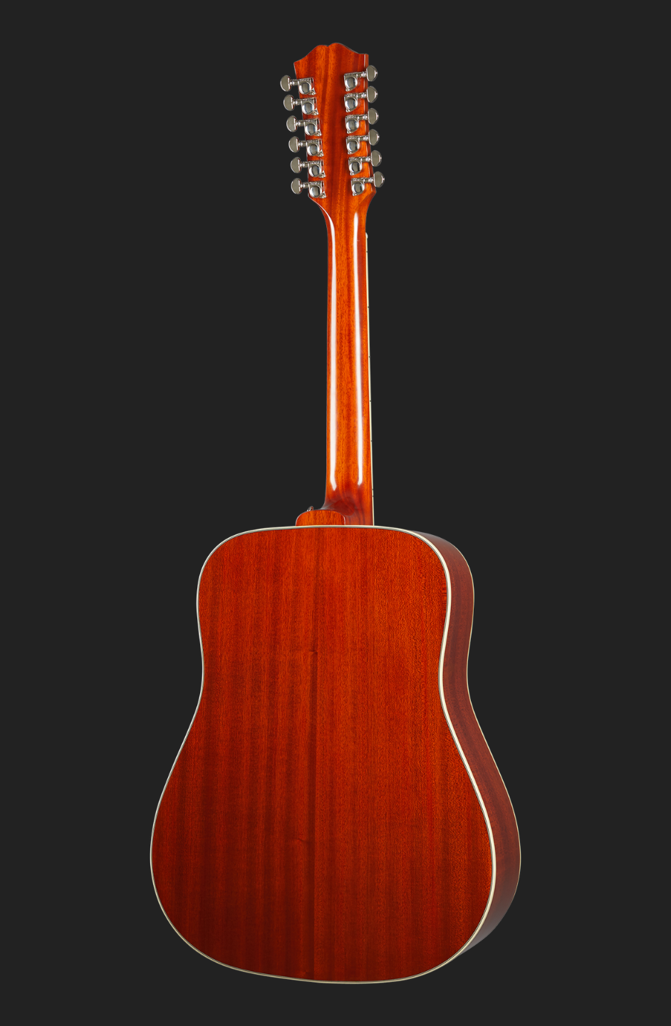 Epiphone Inspired by Gibson Hummingbird 12 String, Aged Cherry Sunburst Gloss