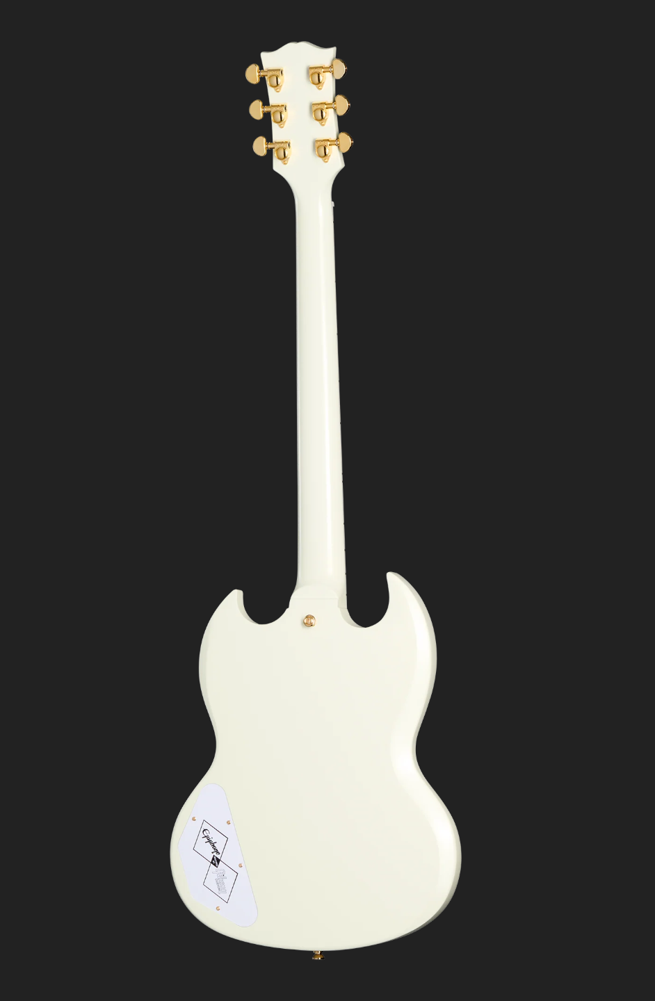 Epiphone Inspired by Gibson '63 Les Paul SG Custom with Maestro Vibrola, Classic White