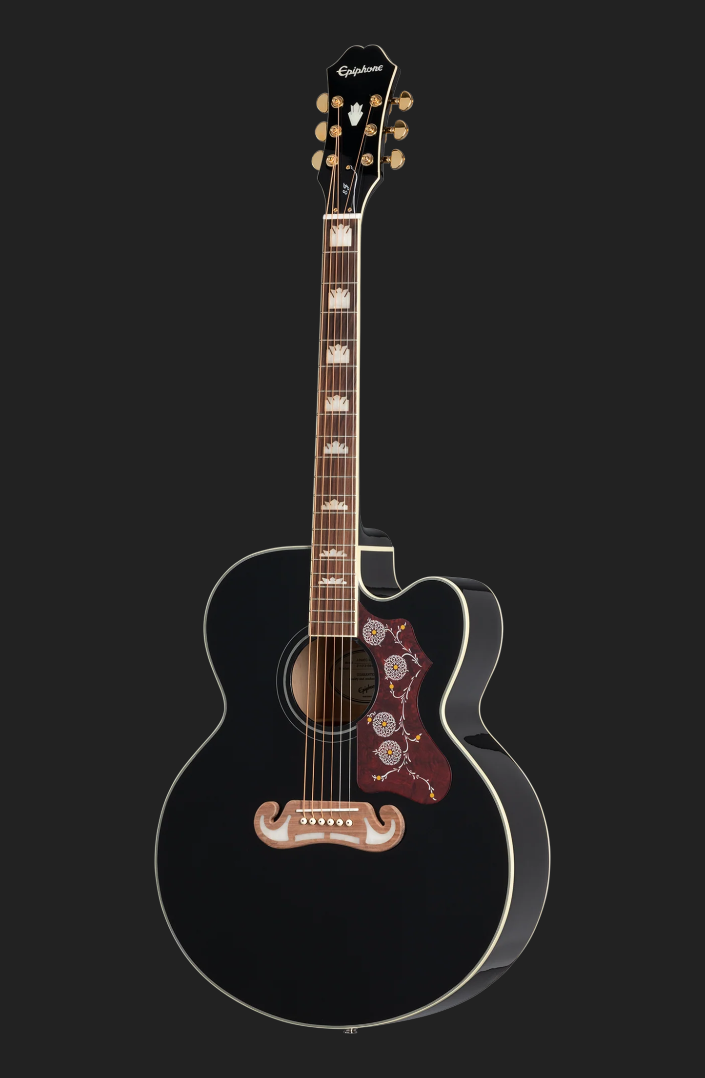 Epiphone J-200 EC Studio, Black