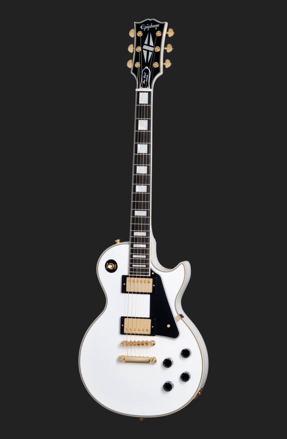 Epiphone Inspired By Gibson Custom Les Paul Custom, Alpine White