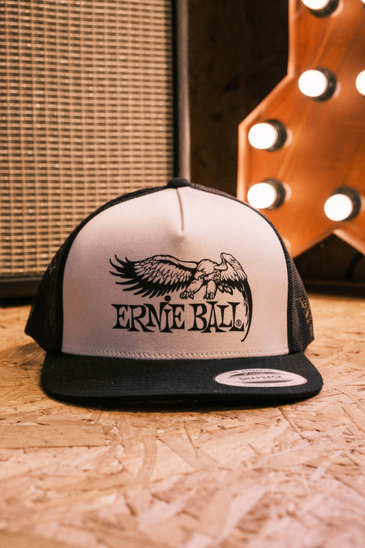 Ernie Ball Snapback Cap Black/White