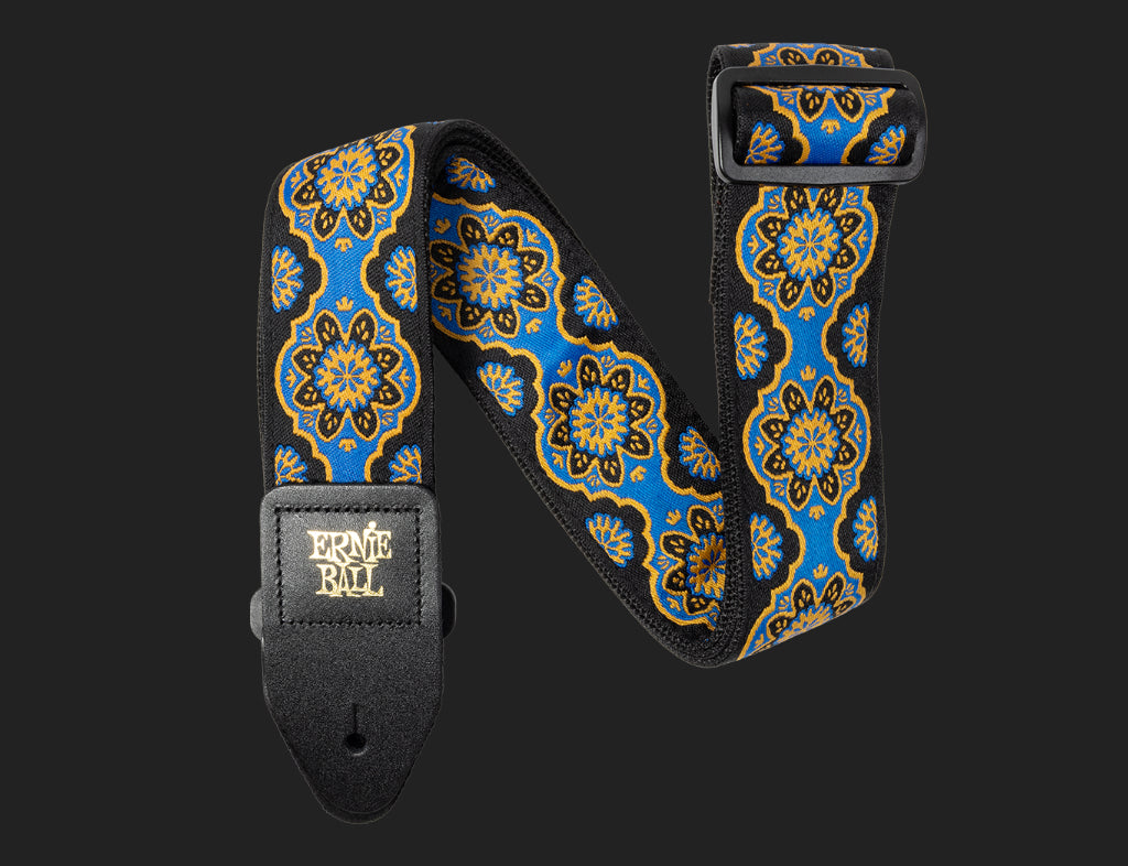 Ernie Ball Jacquard Strap, KALEIDOSCOPE BLUE P05634