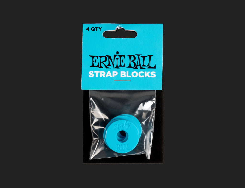 Ernie Ball Strap Block 4PK Blue P05619
