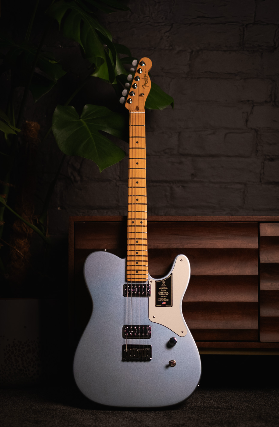 Fender 75th Anniversary American Professional Classic Cabronita Telecaster, Ice Blue Metallic