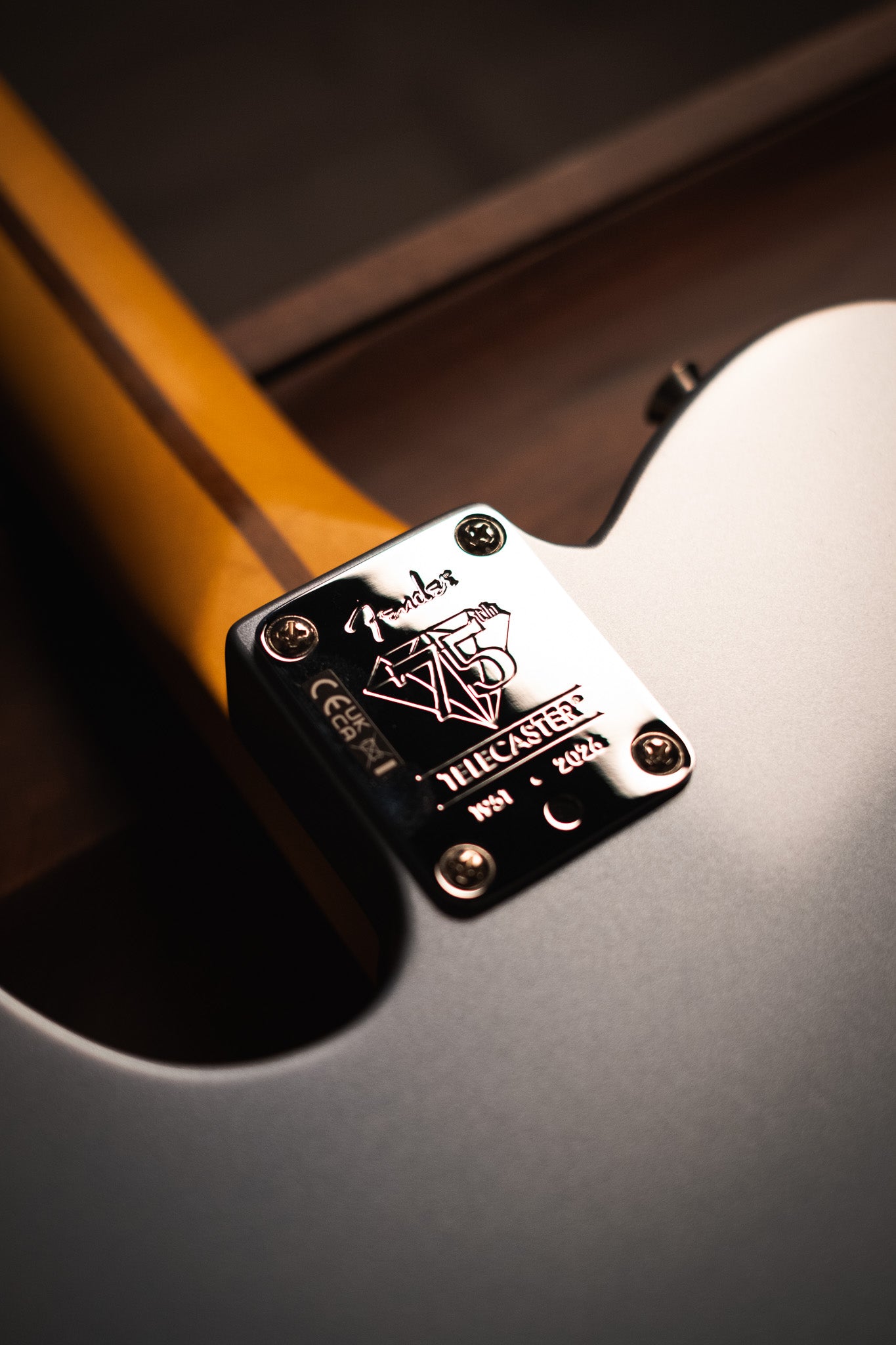 Fender 75th Anniversary American Professional Classic Cabronita Telecaster, Ice Blue Metallic