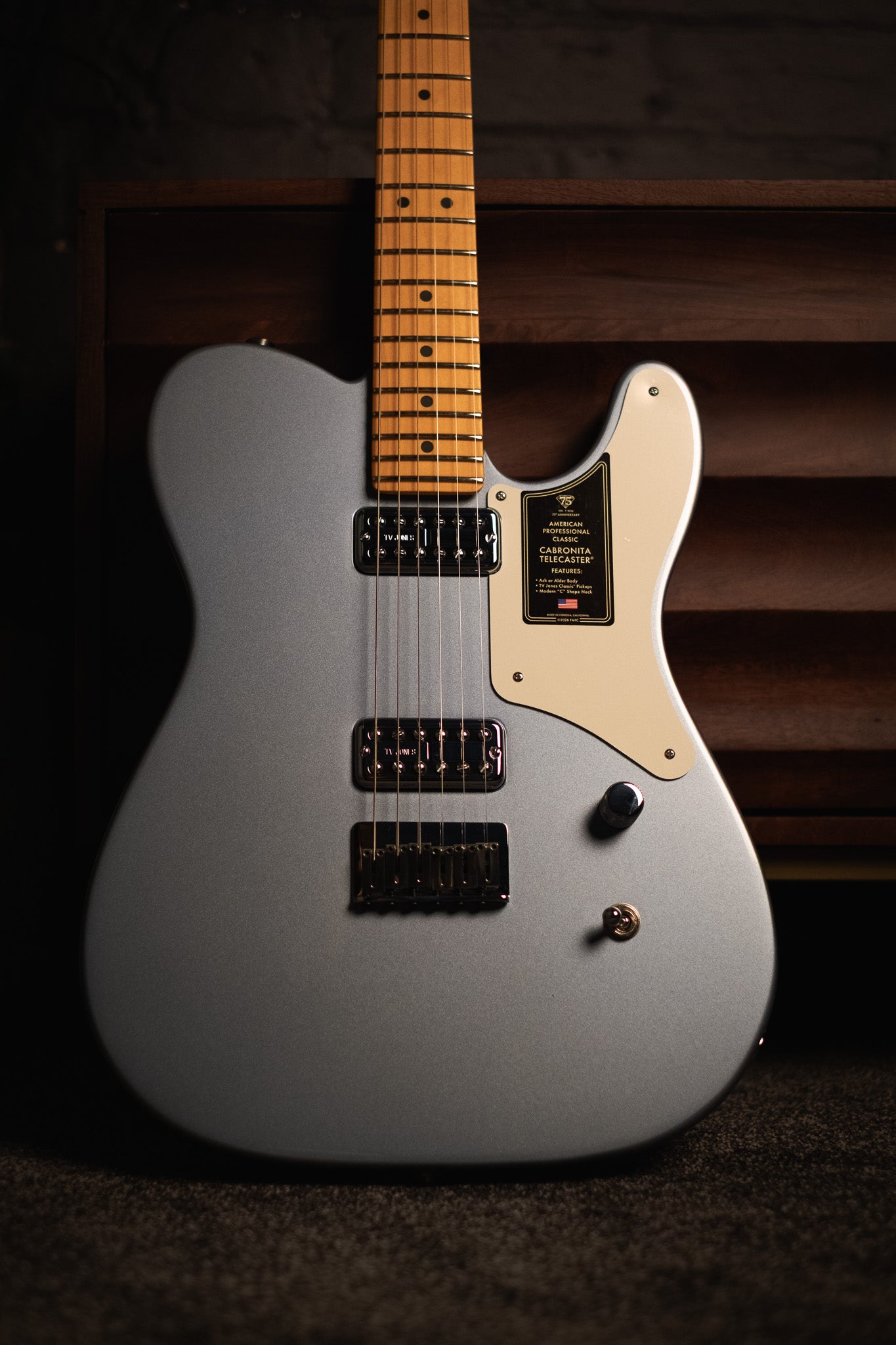 Fender 75th Anniversary American Professional Classic Cabronita Telecaster, Ice Blue Metallic