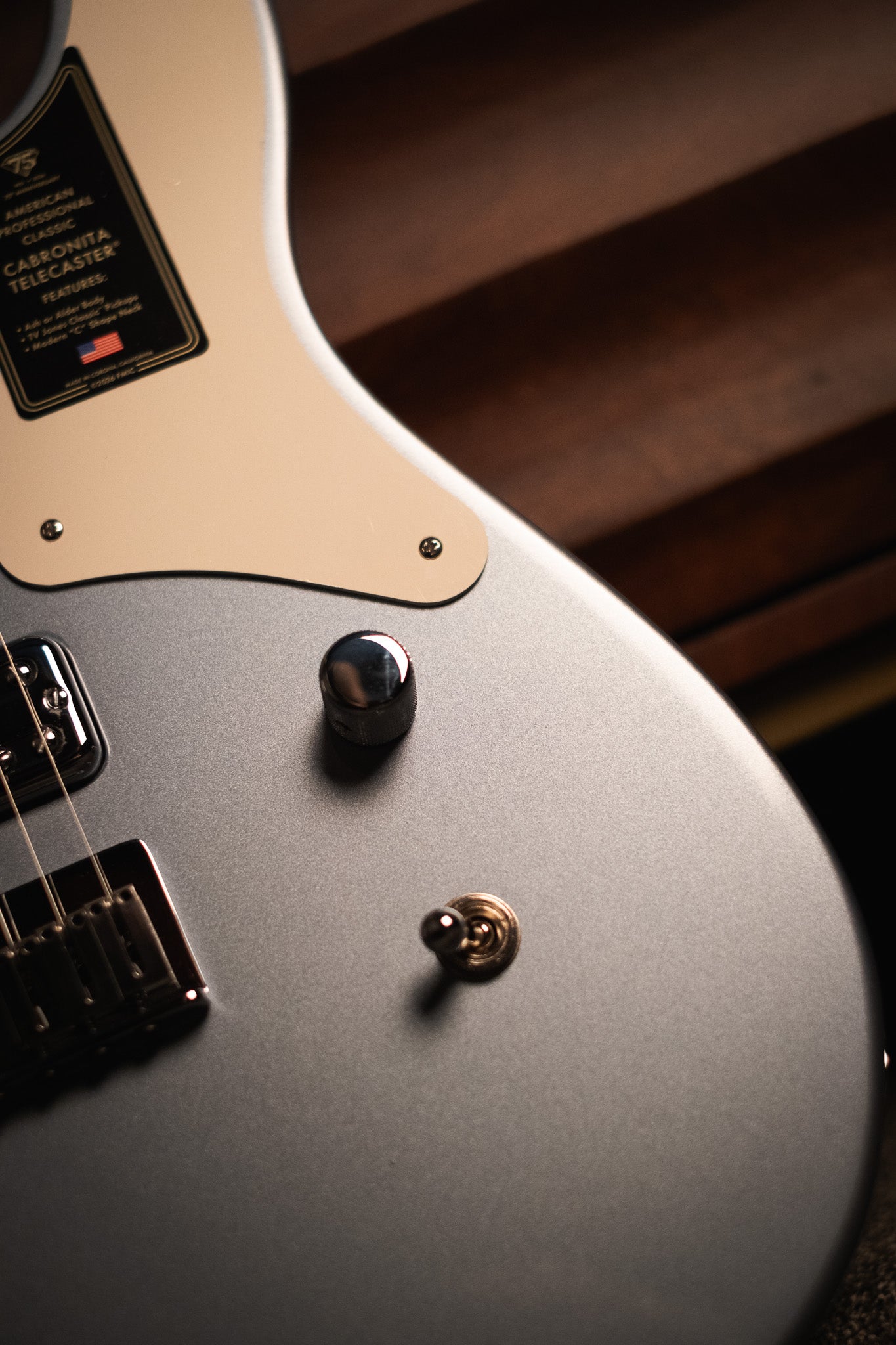 Fender 75th Anniversary American Professional Classic Cabronita Telecaster, Ice Blue Metallic