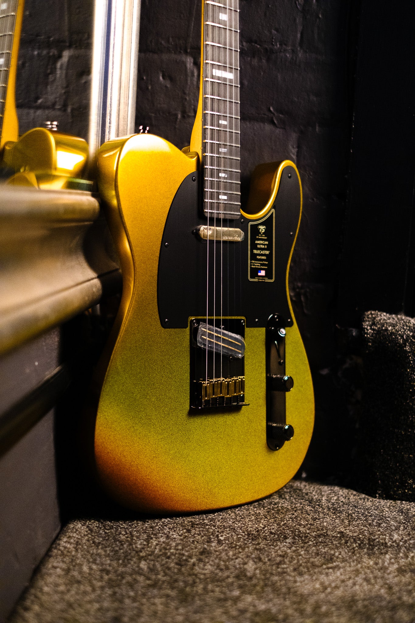 Fender 75th Anniversary American Ultra II Telecaster, Liquid Gold