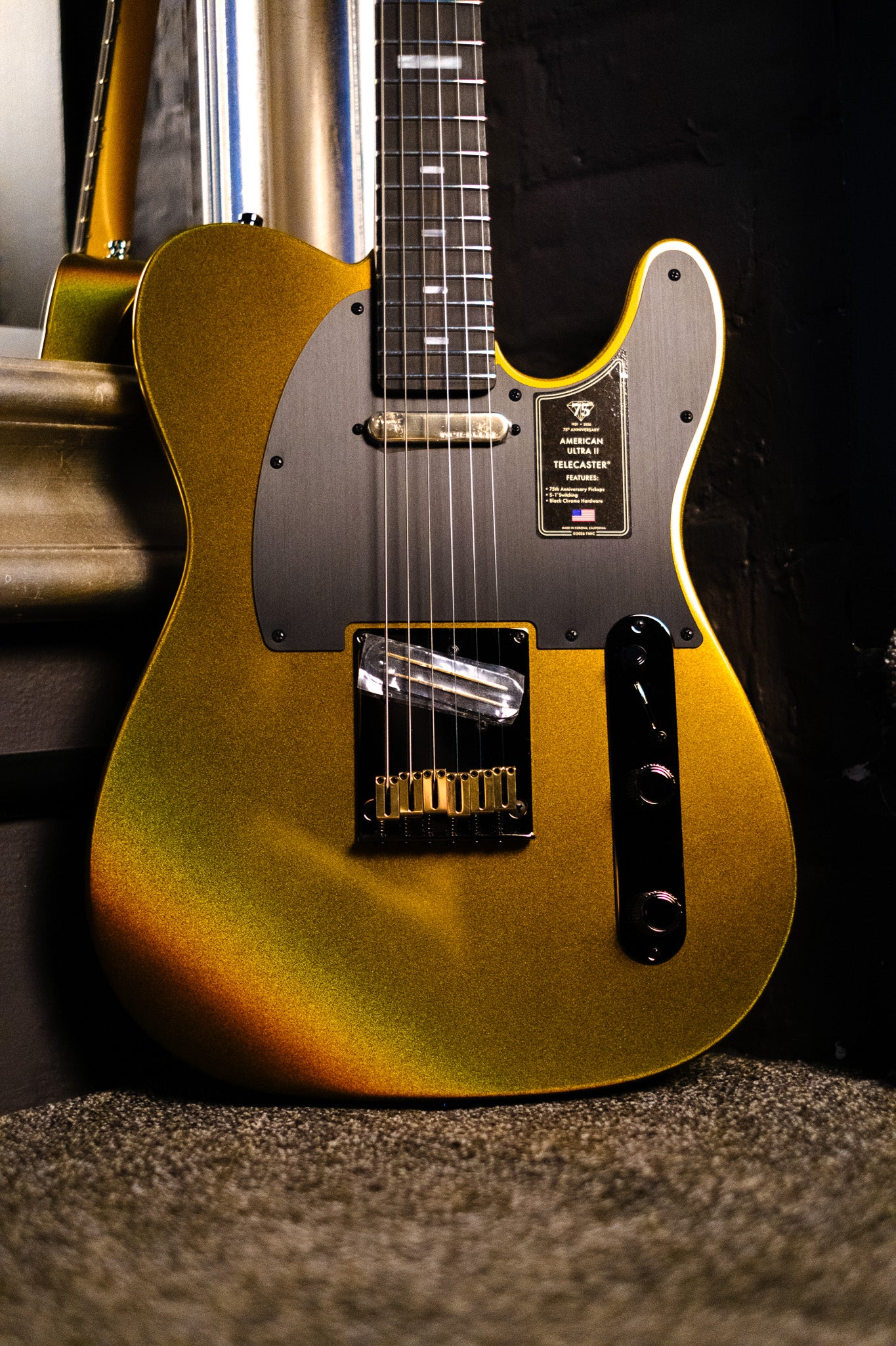 Fender 75th Anniversary American Ultra II Telecaster, Liquid Gold