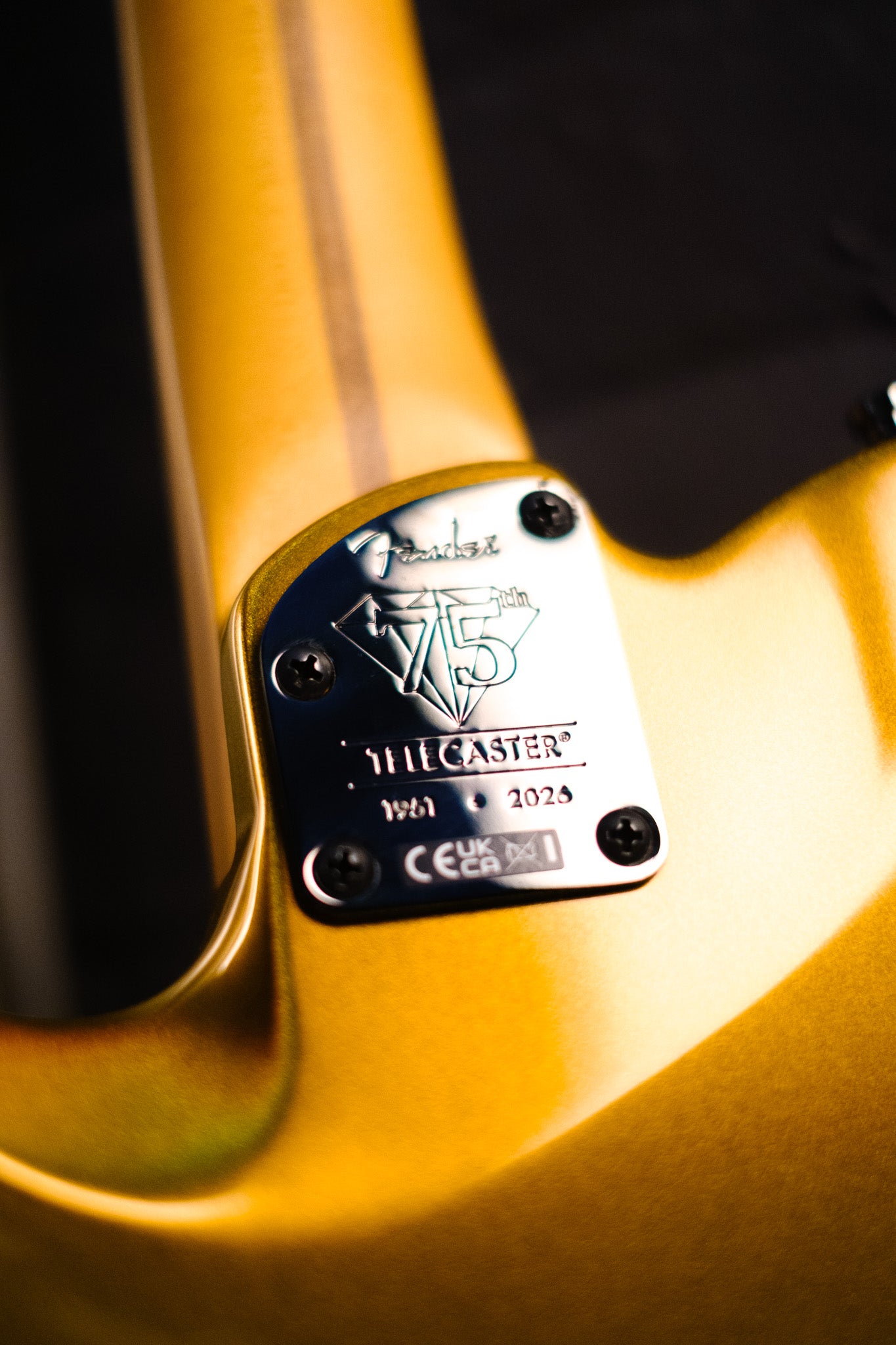 Fender 75th Anniversary American Ultra II Telecaster, Liquid Gold