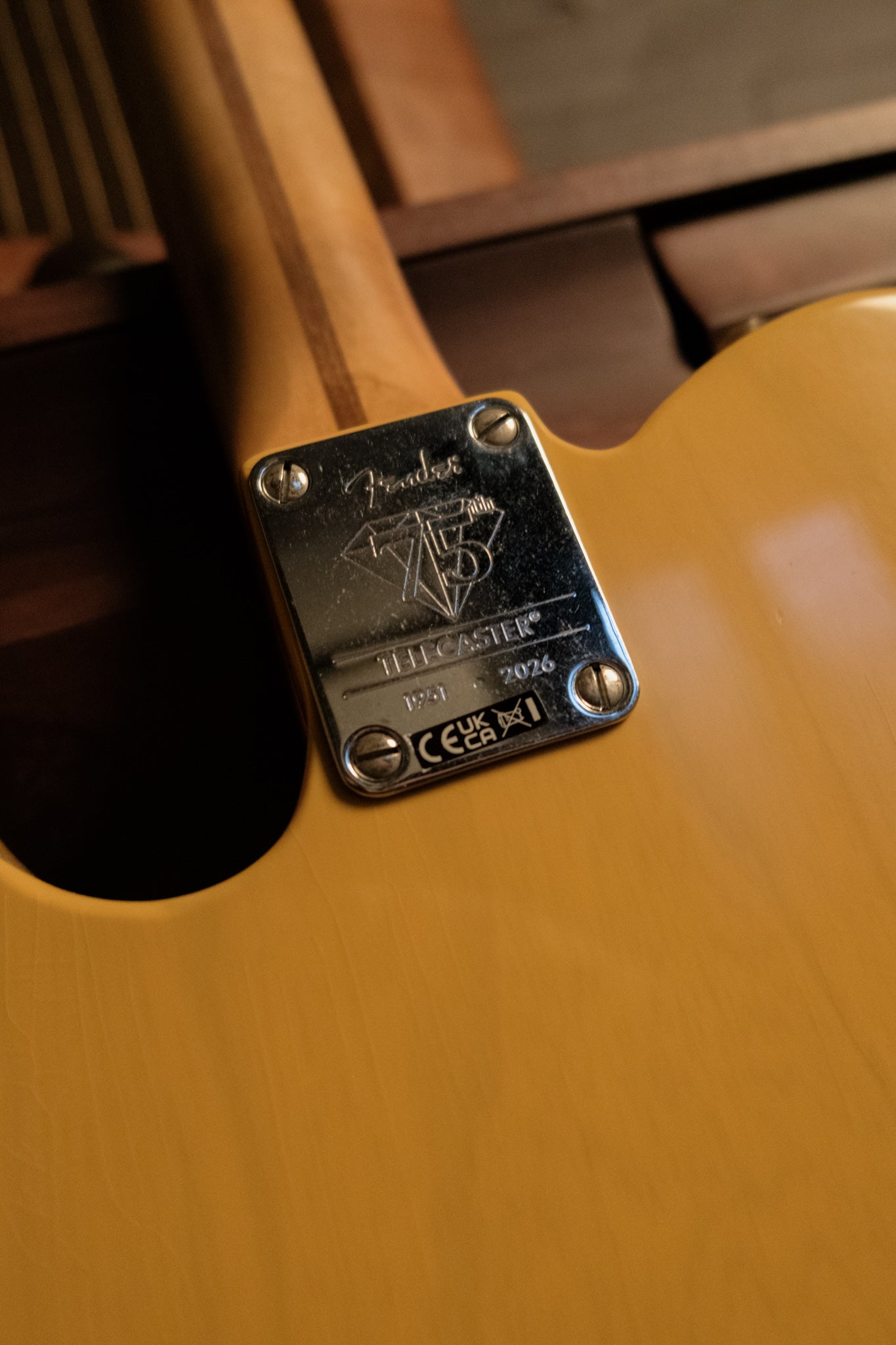 Fender 75th Anniversary Vintera Road Worn 1951 Telecaster, Butterscotch Blonde