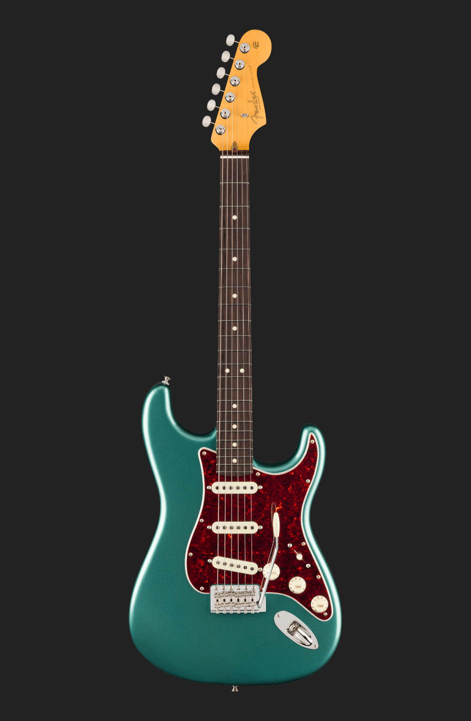 Fender American Professional Classic Stratocaster, Faded Sherwood Green Metallic
