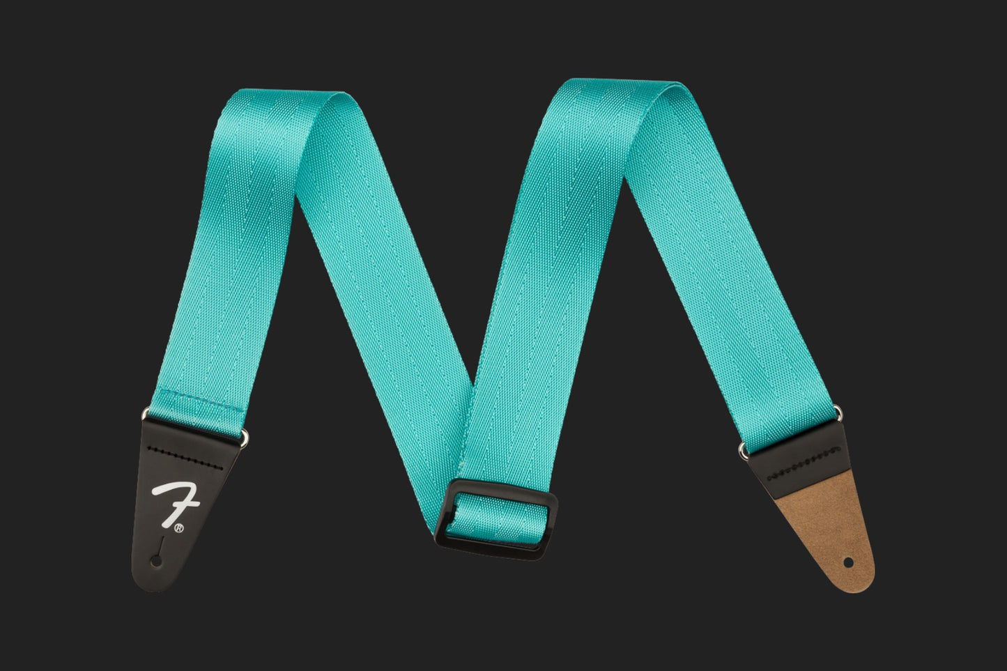 Fender American Professional Seatbelt Strap, Miami Blue