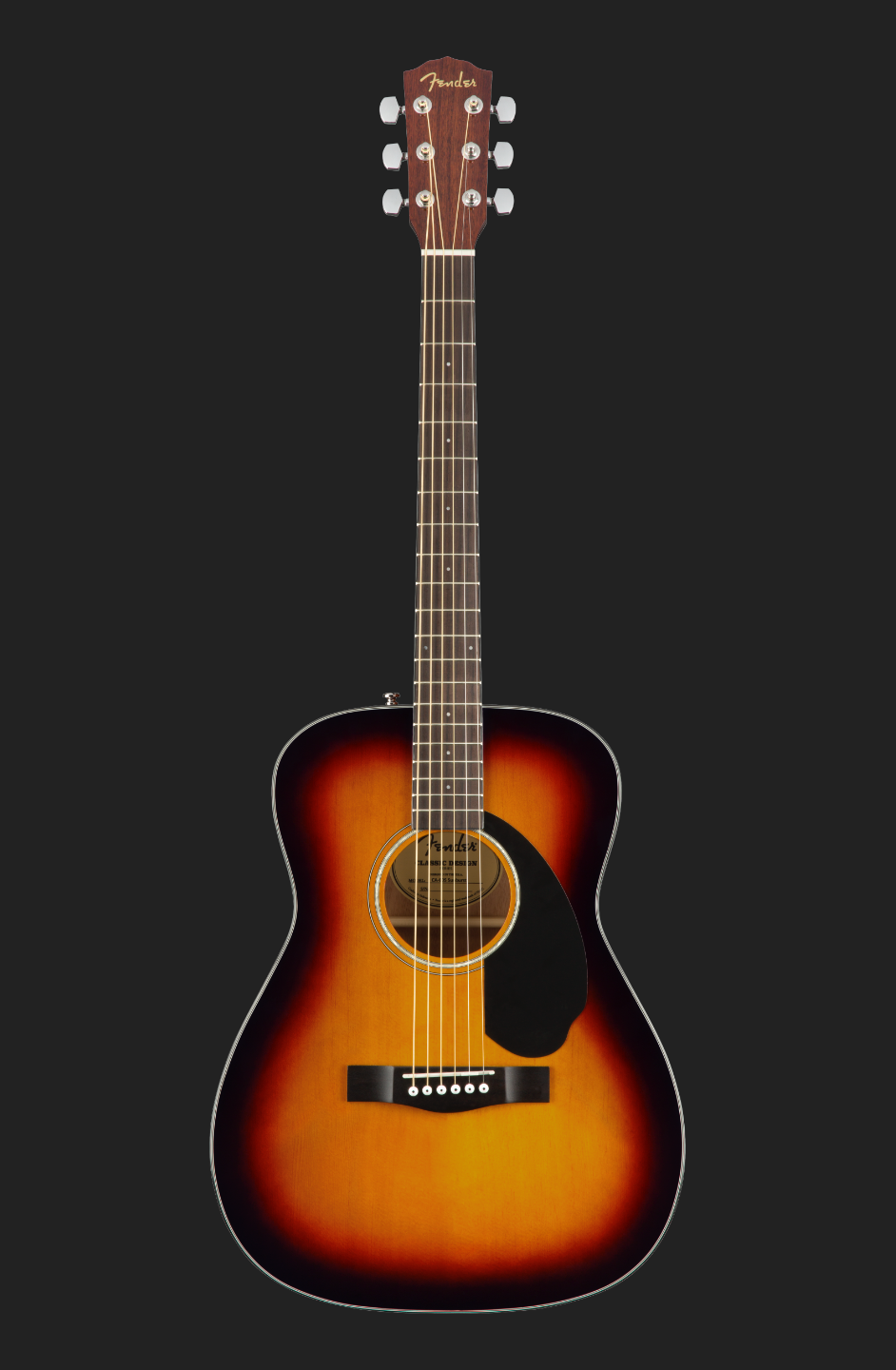 Fender CC60S Concert, 3-Colour Sunburst