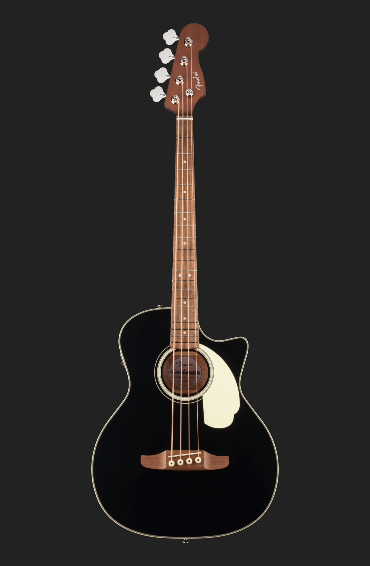 Fender California Deluxe Kingman Bass CE, Black