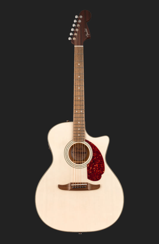 Fender California Deluxe Newporter CE, White Blonde