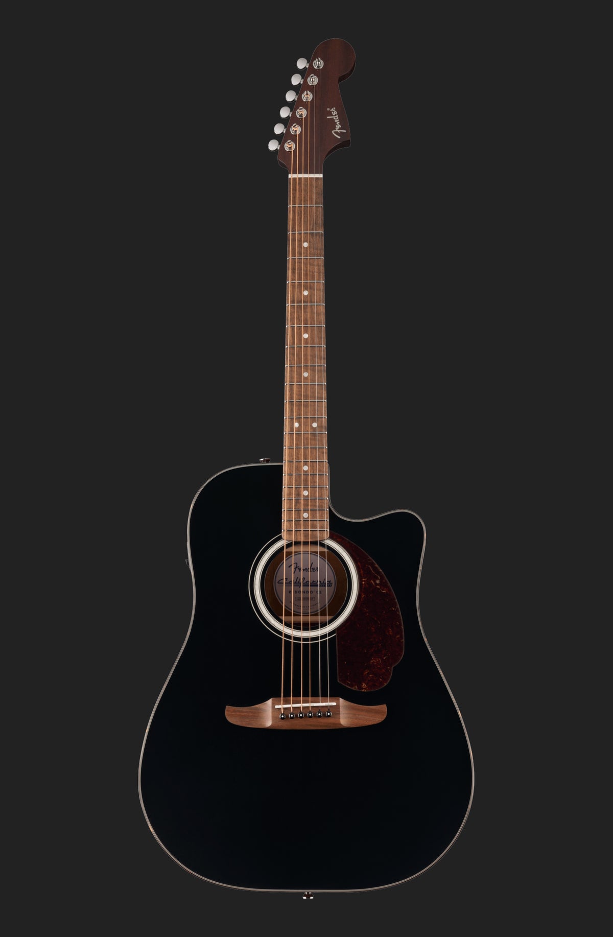 Fender California Deluxe Redondo CE, Black