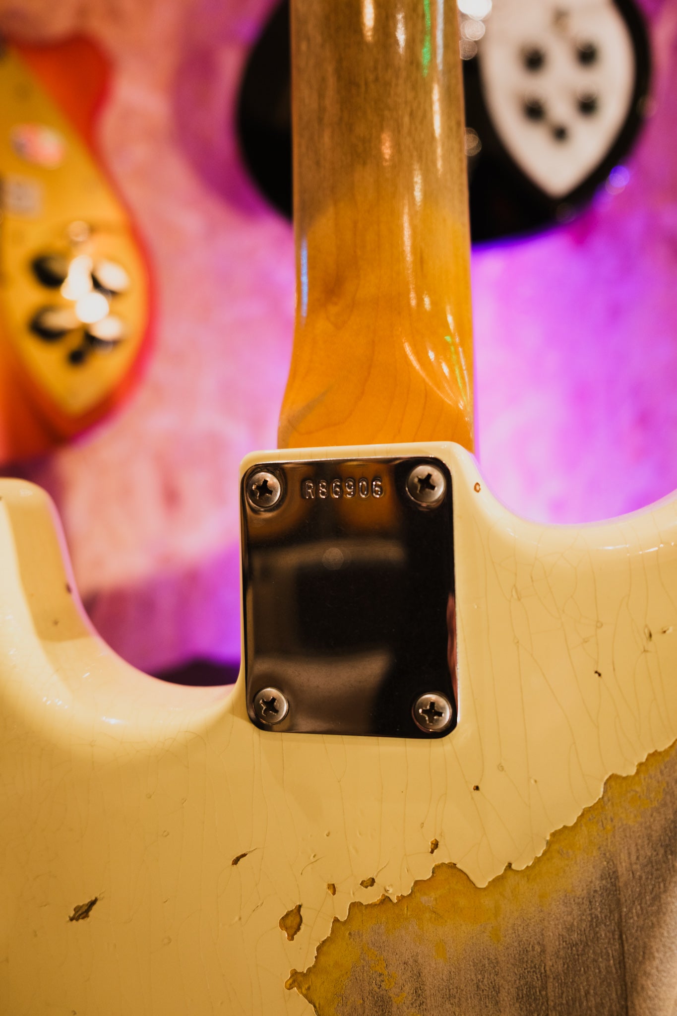 PRE LOVED Fender Custom Shop 1960 Stratocaster Relic, Vintage White Over 3 Tone Sunburst, Heavy Relic (2016)