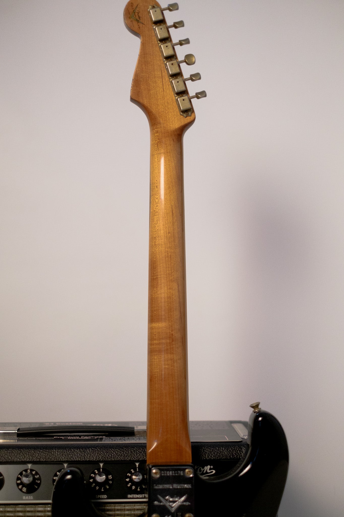 Fender Custom Shop Limited Black Roasted Dual-Mag Stratocaster, Relic, Black