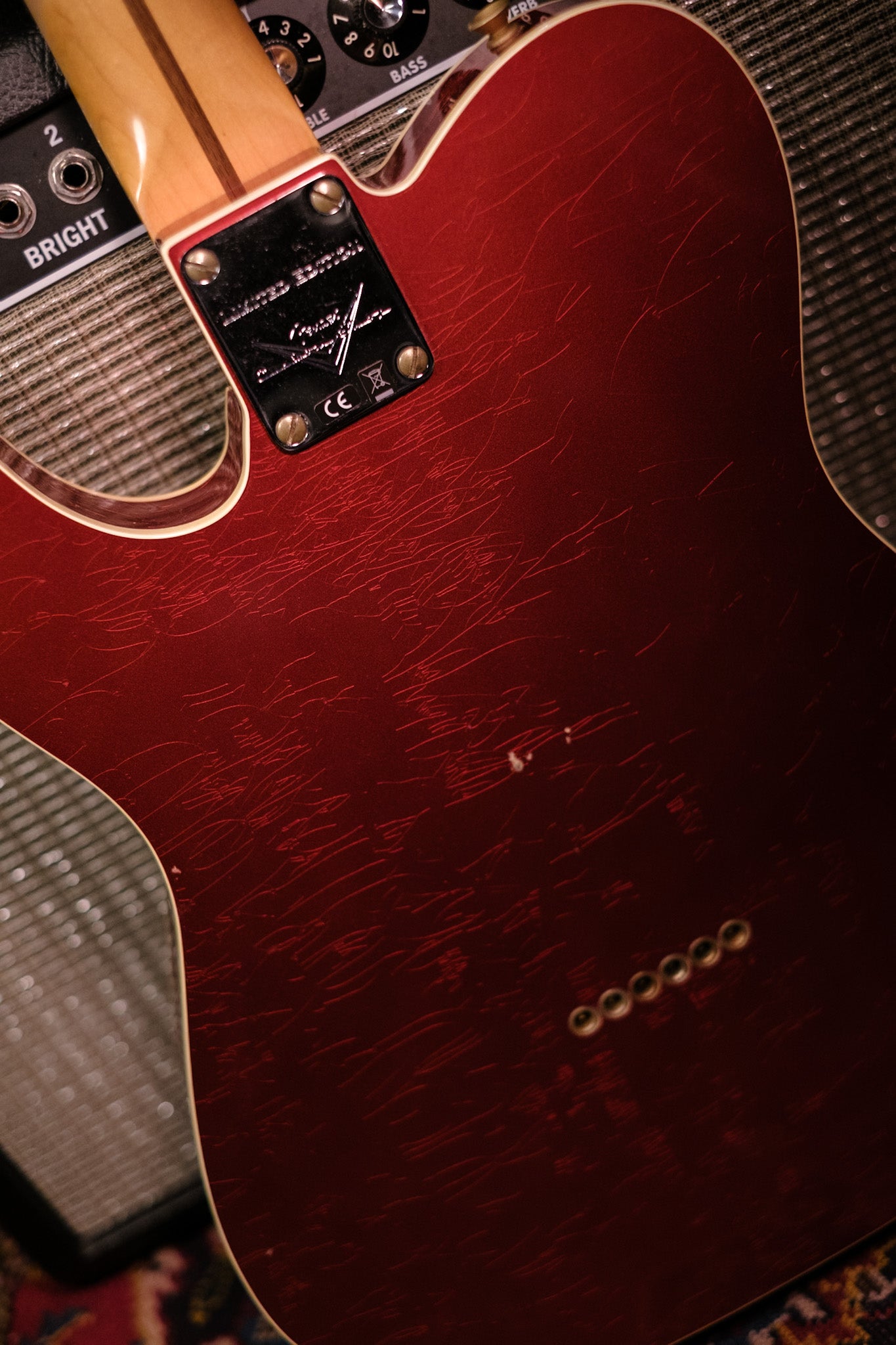Fender Custom Shop Limited Edition S23 Reverse '50s Telecaster Custom, Journeyman Relic, Aged Candy Apple Red