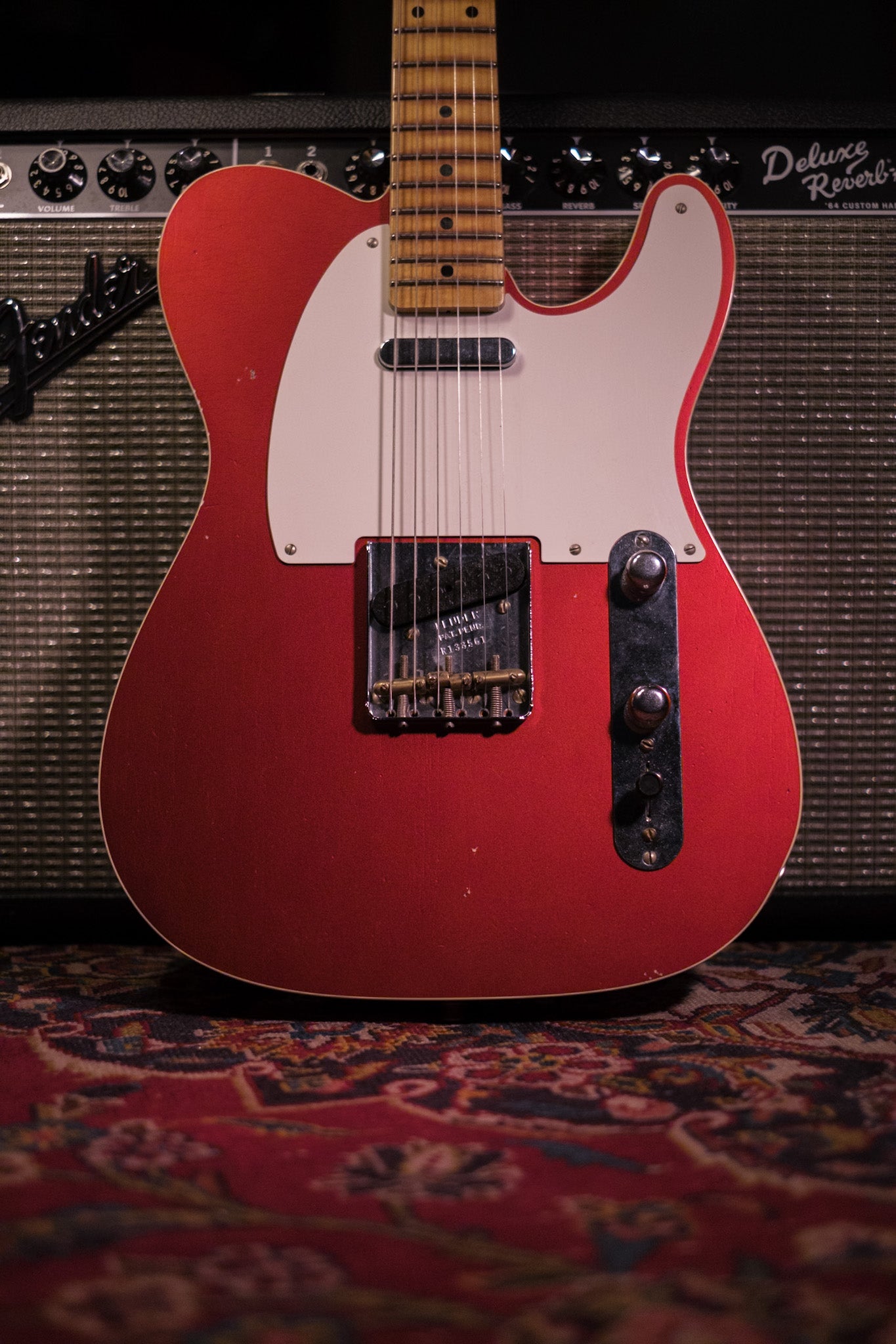 Fender Custom Shop Limited Edition S23 Reverse '50s Telecaster Custom, Journeyman Relic, Aged Candy Apple Red
