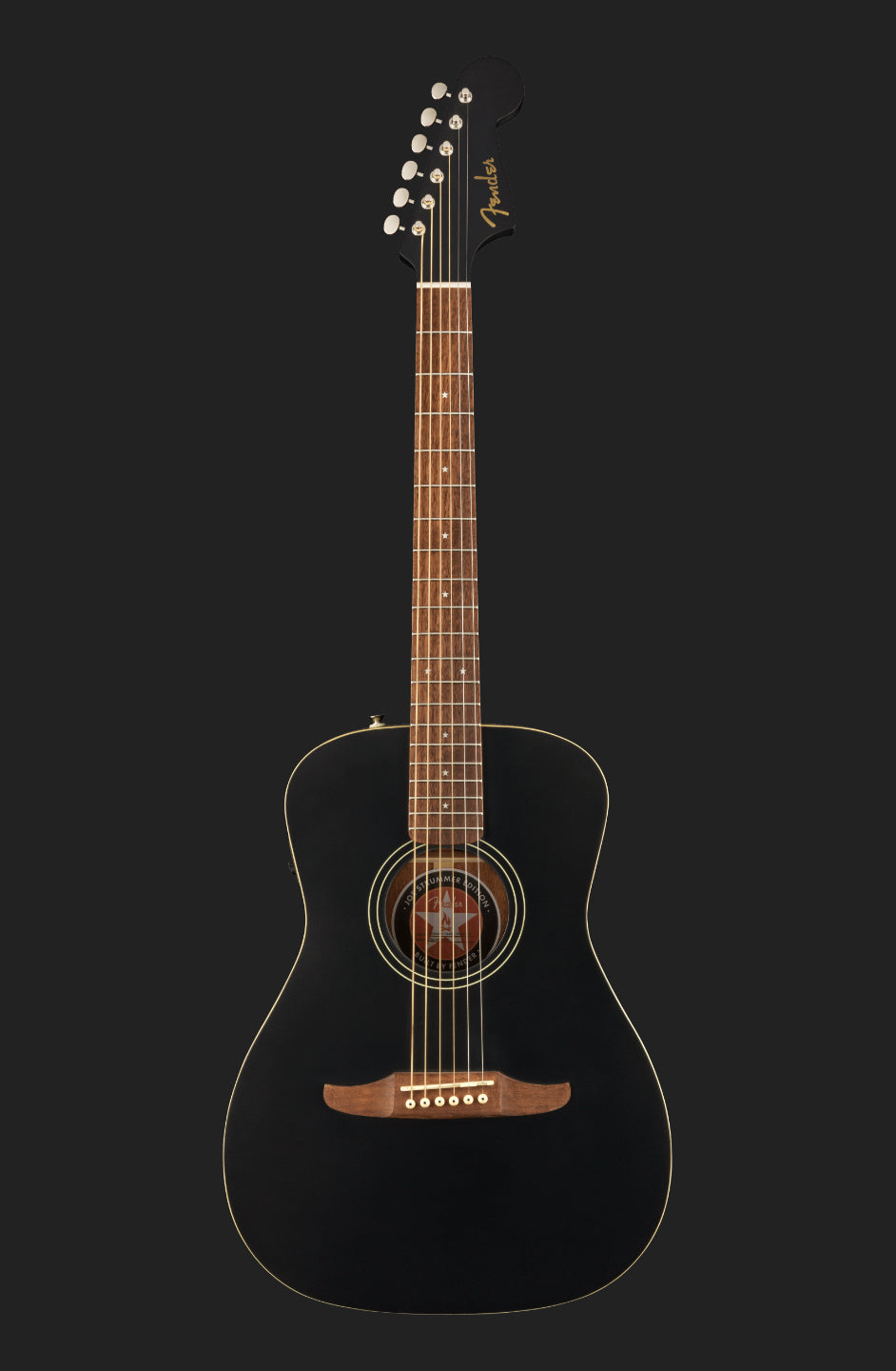 Fender Joe Strummer Campfire Acoustic, Matte Black