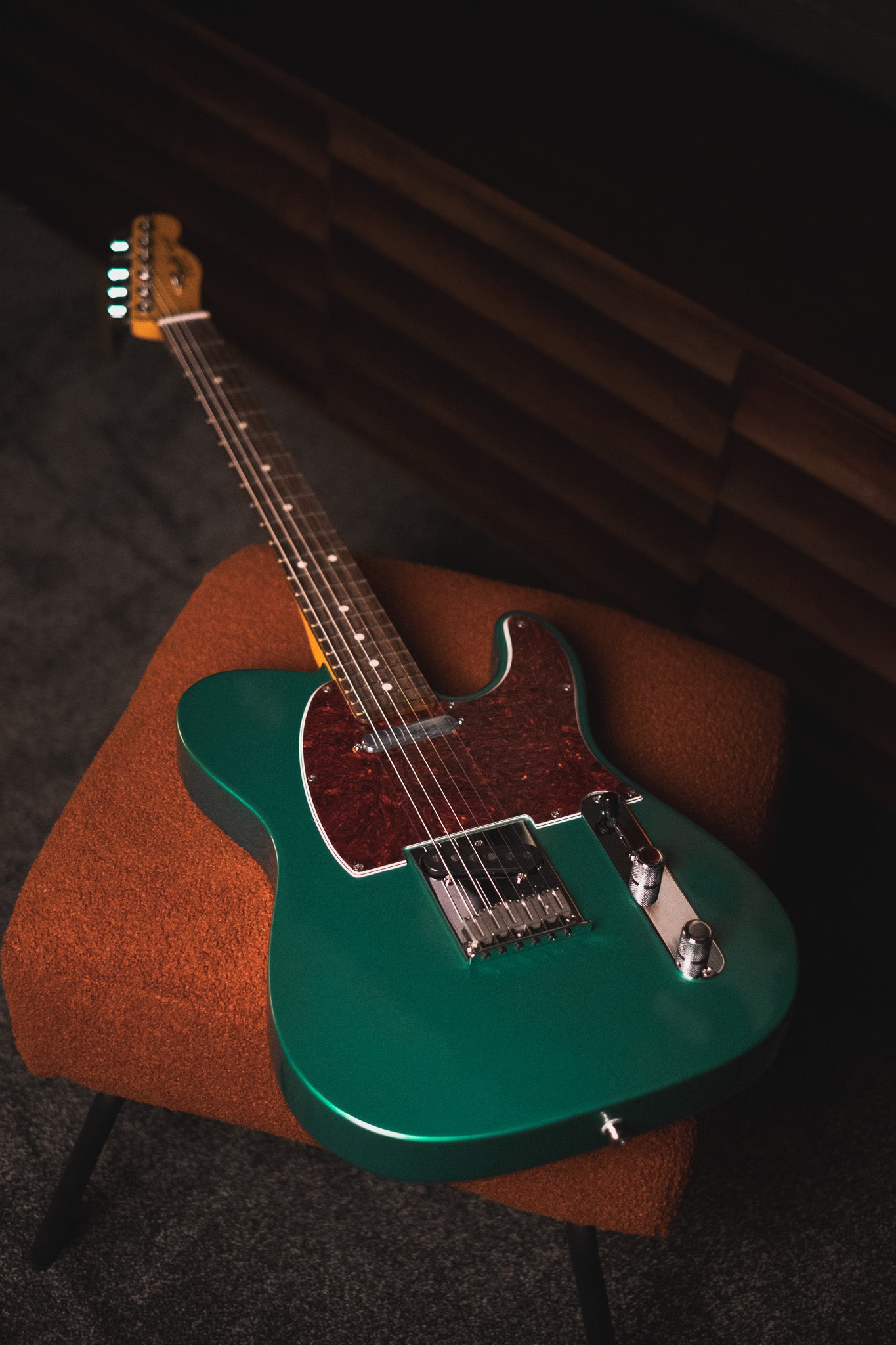 Fender Susan Tedeschi Telecaster, Aged Caribbean Mist
