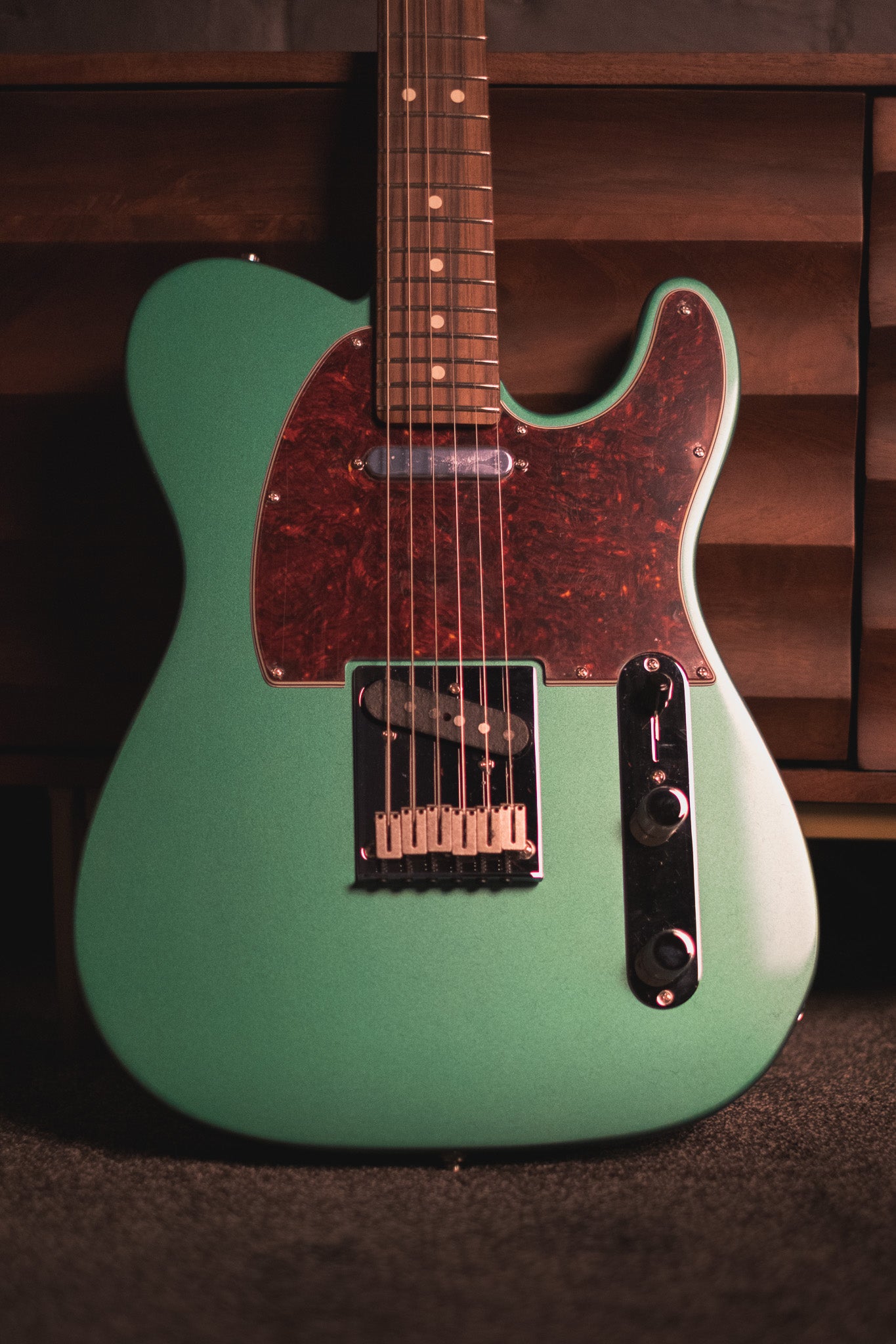 Fender Susan Tedeschi Telecaster, Aged Caribbean Mist