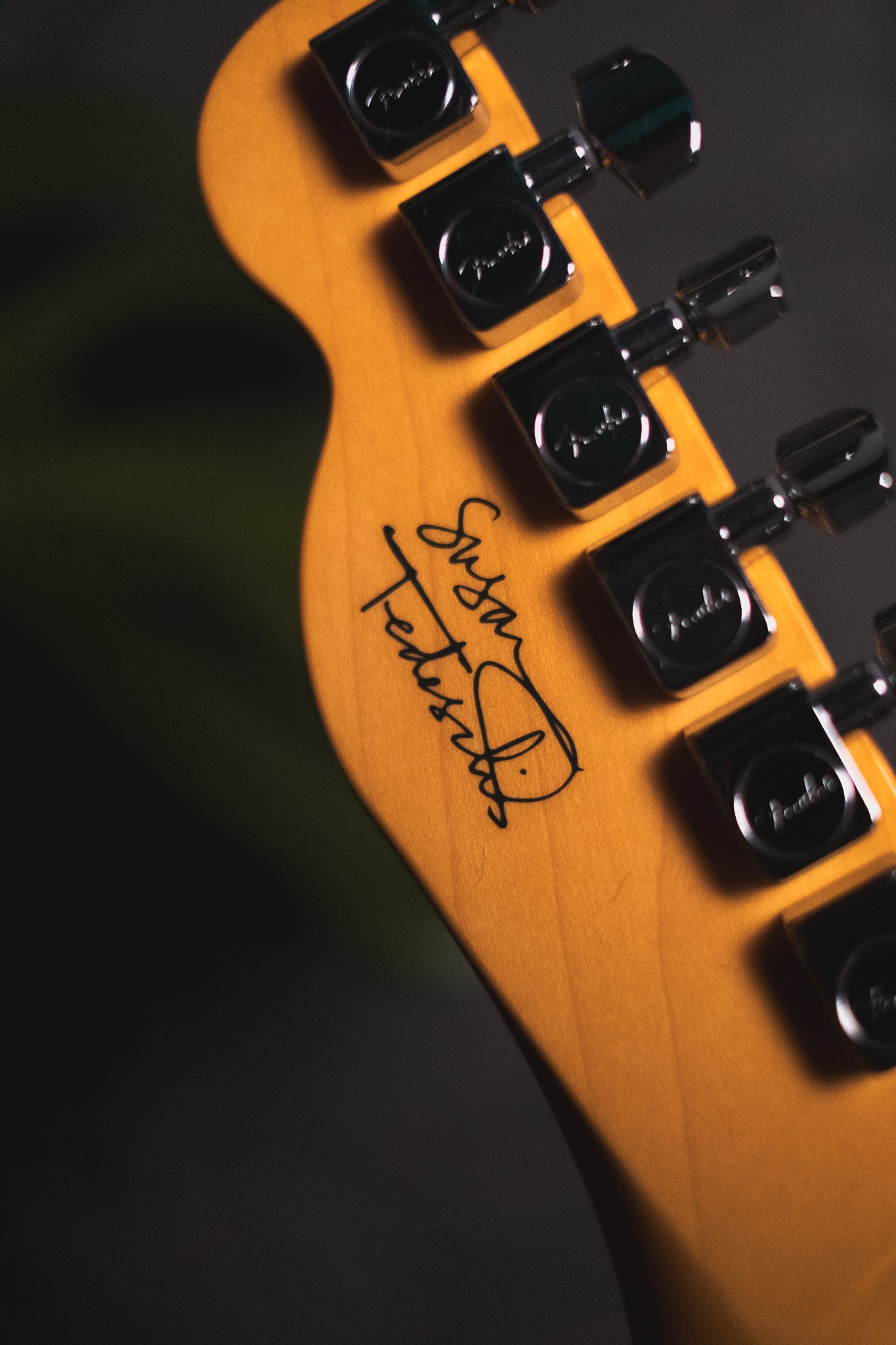 Fender Susan Tedeschi Telecaster, Aged Caribbean Mist