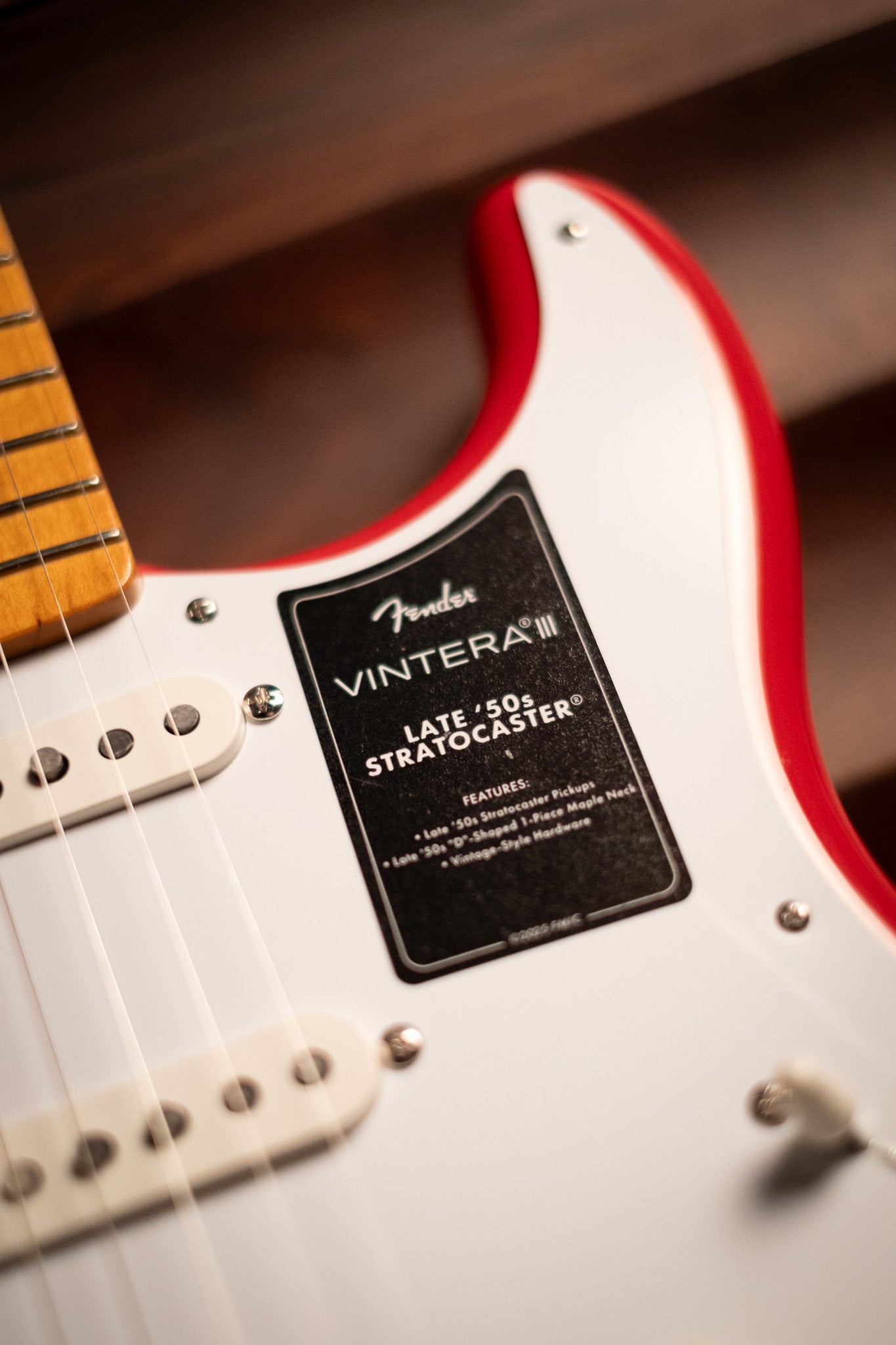 Fender Vintera III Late '50s Stratocaster, Dakota Red