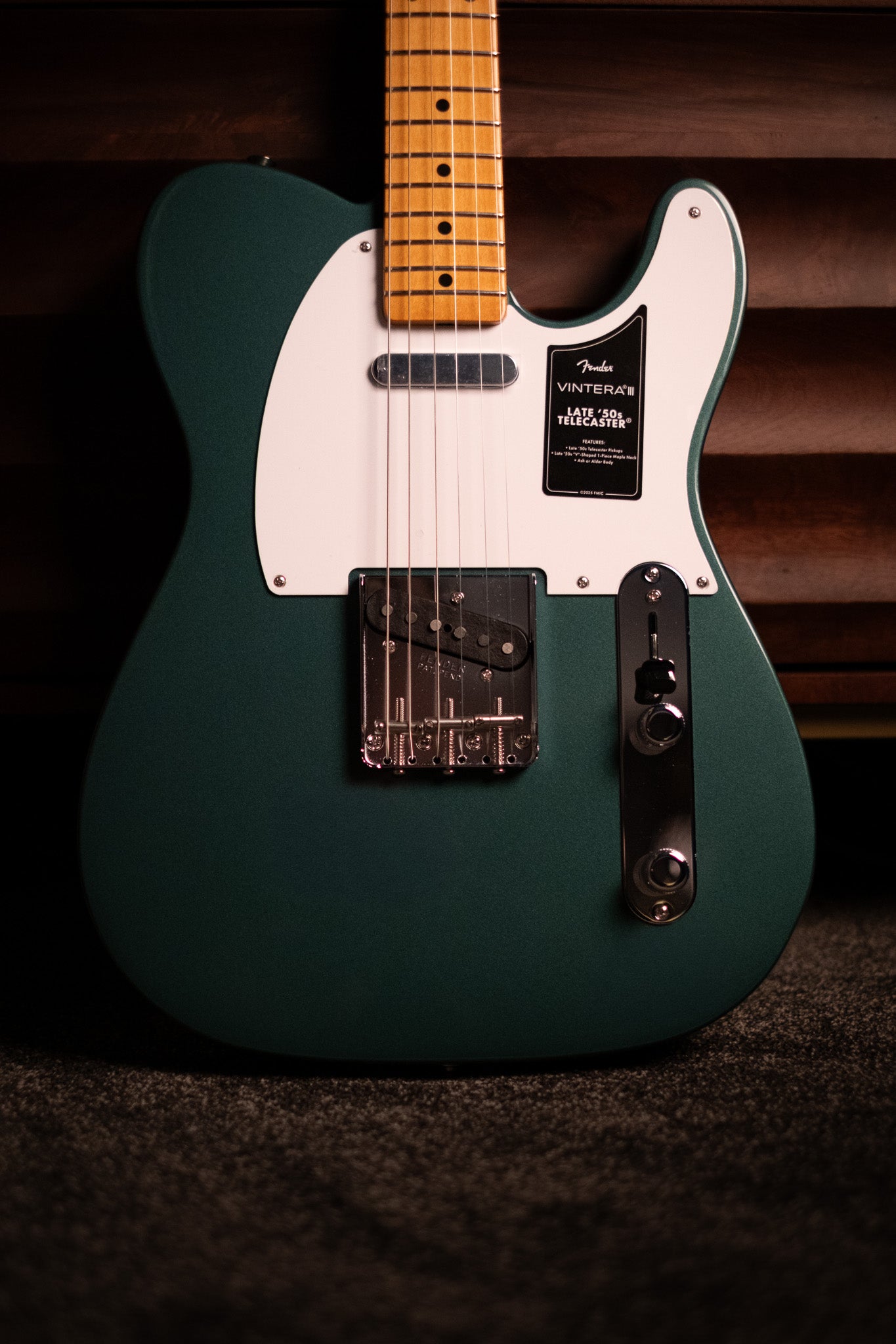 Fender Vintera III Late '50s Telecaster, Sherwood Green Metallic