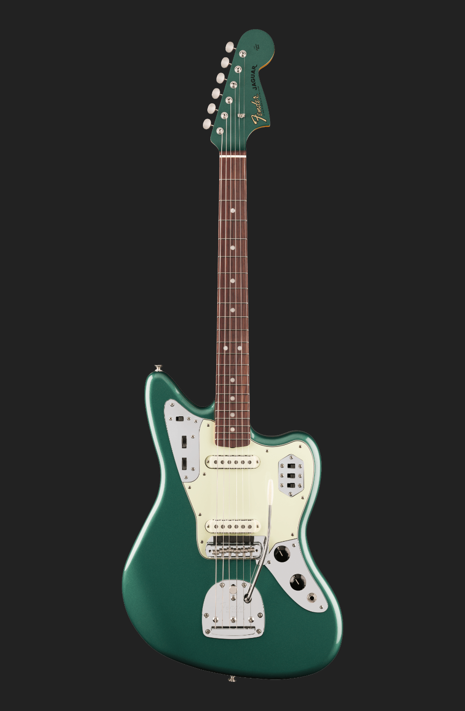 Fender Vintera III Mid '60s Jaguar, Sherwood Green Metallic