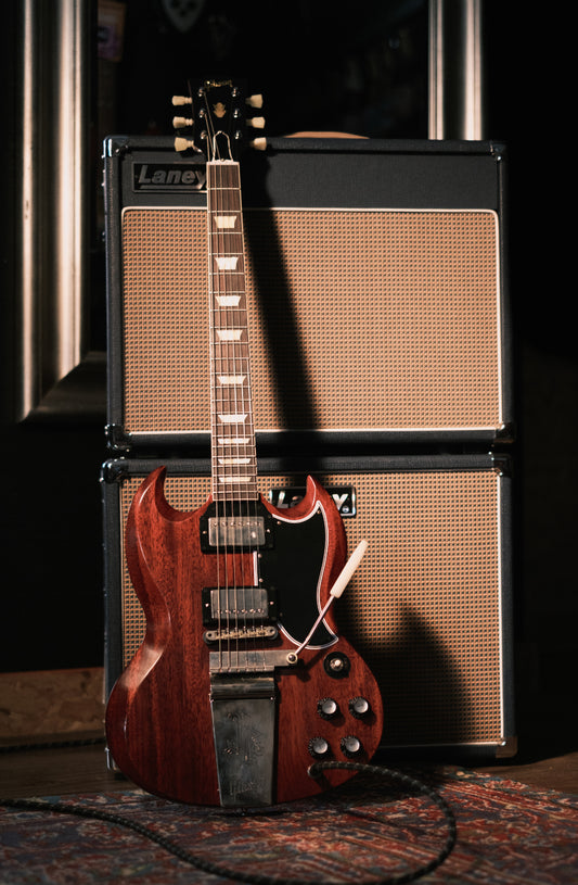 Gibson 1964 SG Standard Reissue with Maestro Vibrola, Cherry Red